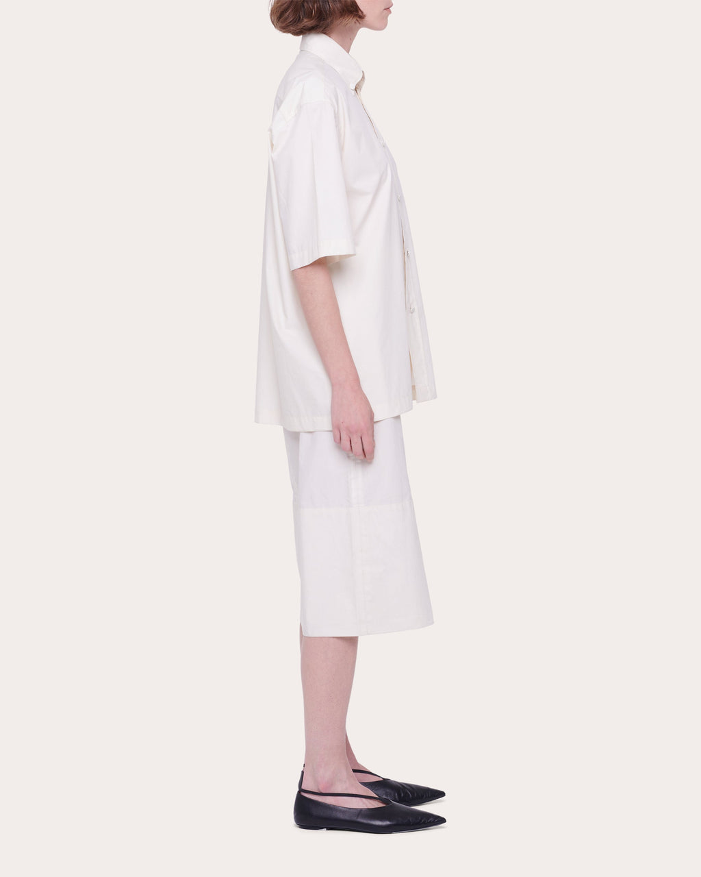 Sequin-Embellished Cotton-Poplin Shirt