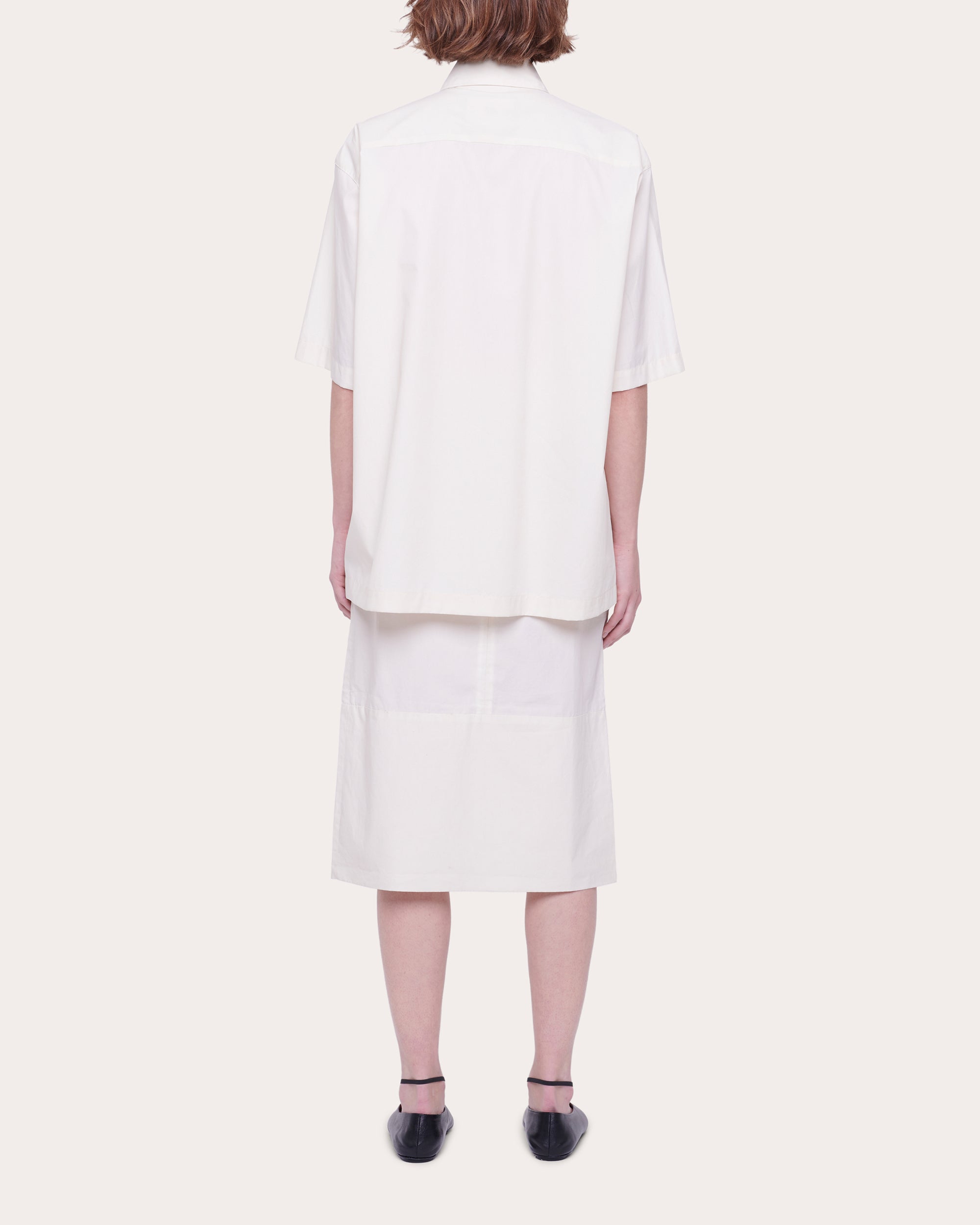Sequin-Embellished Cotton-Poplin Shirt