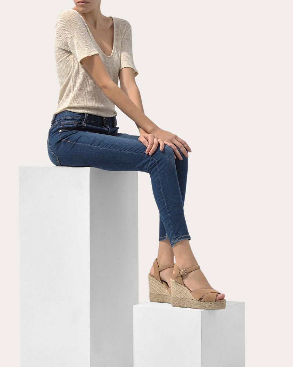 Blaudell Suede Wedge Espadrille