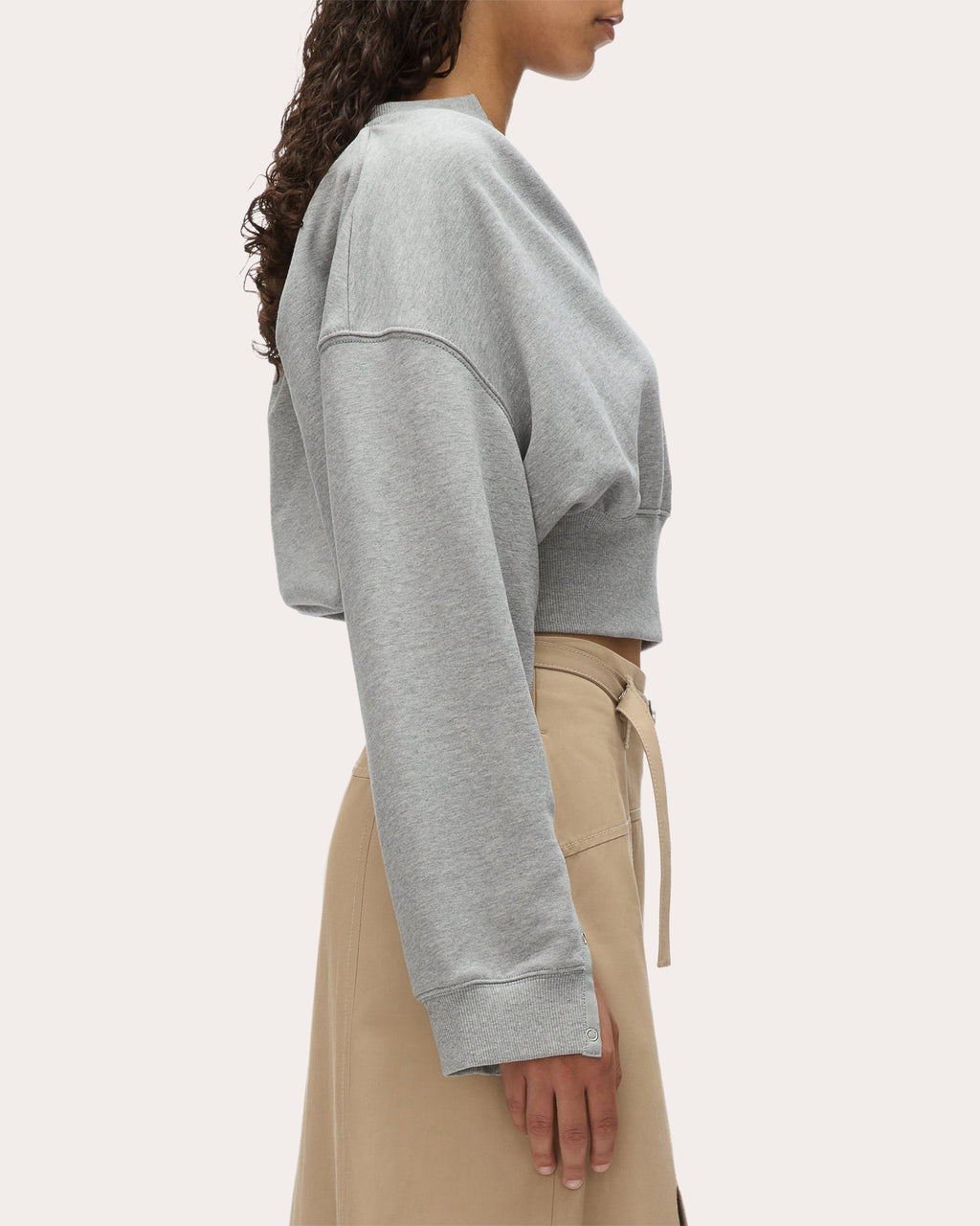 Cropped Embellished Cotton-Jersey Top