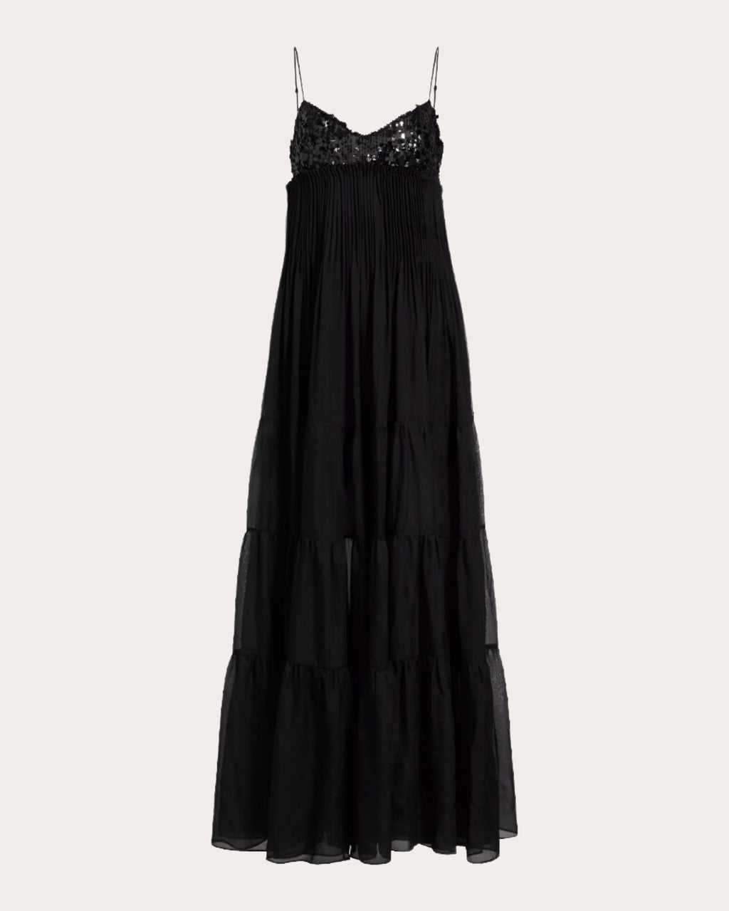 Tamar Sequin Silk Chiffon Gown