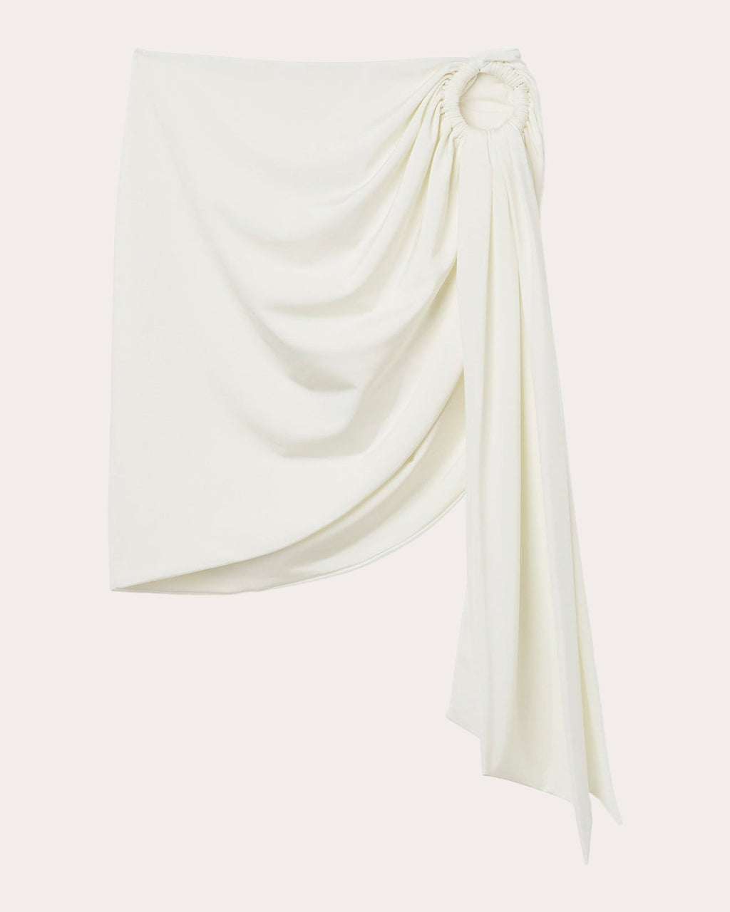 Haven Draped Jersey Mini Skirt