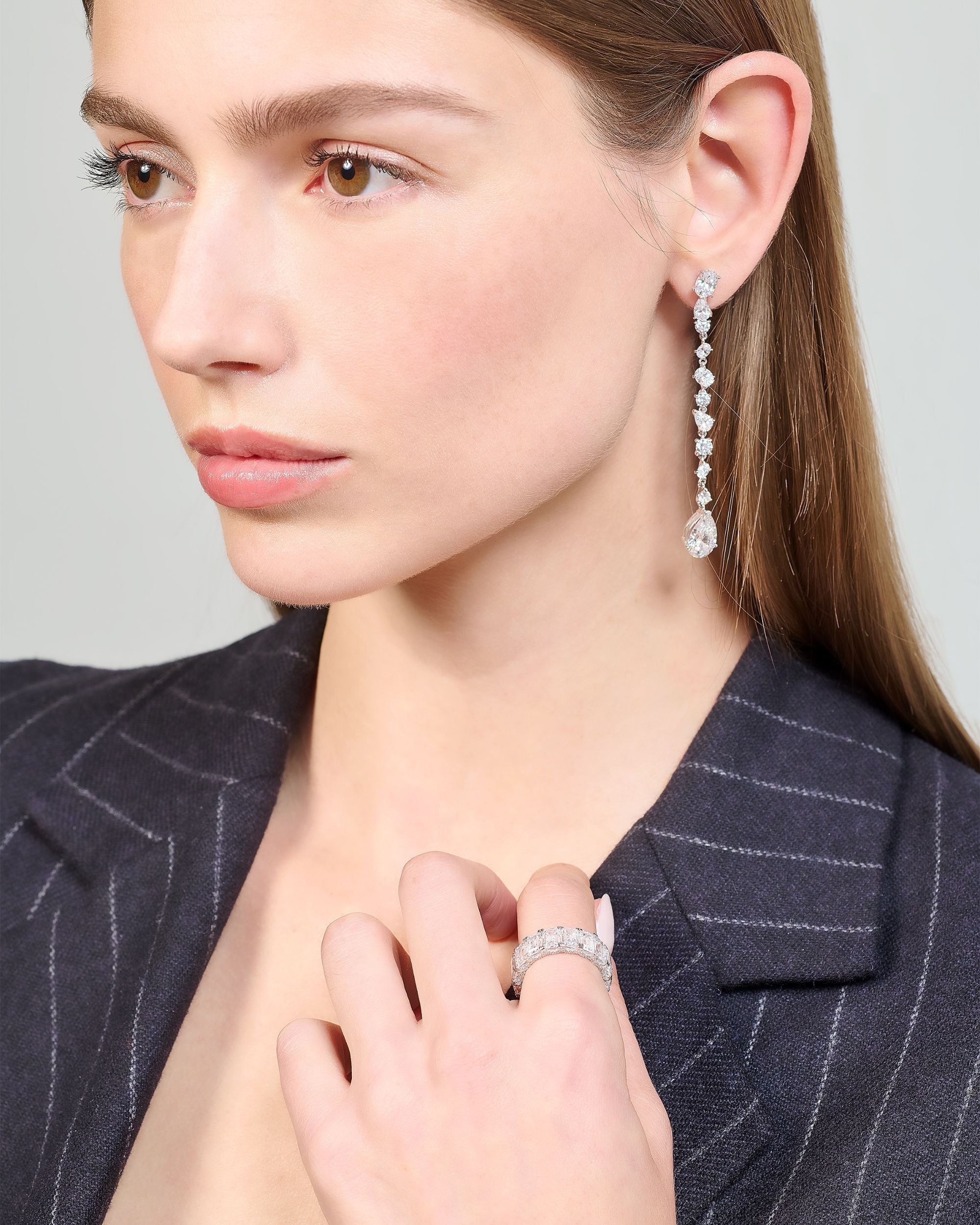 Celestial Dust 18K Gold and Rhodium Vermeil Lab-Grown Diamond Earrings