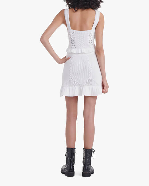 Pointelle Crop Top