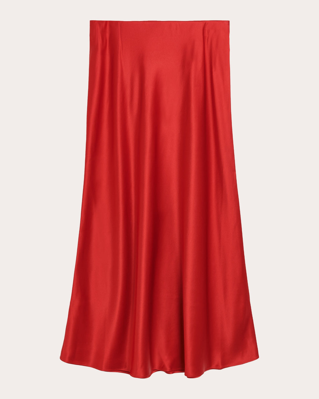 Boshan Satin Midi Skirt