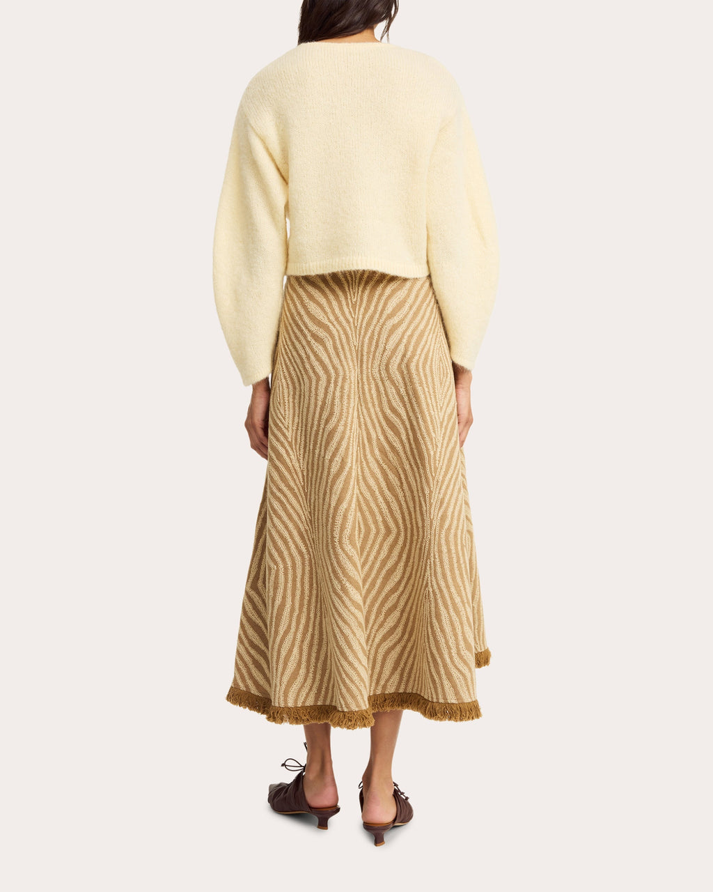 Zharea Knit Wool-Blend Cardigan