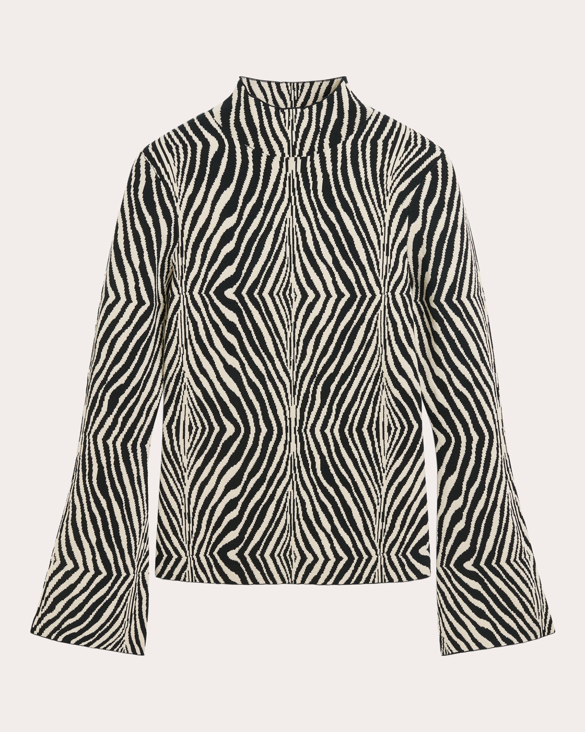 Bernie Printed Stretch-Knit Top