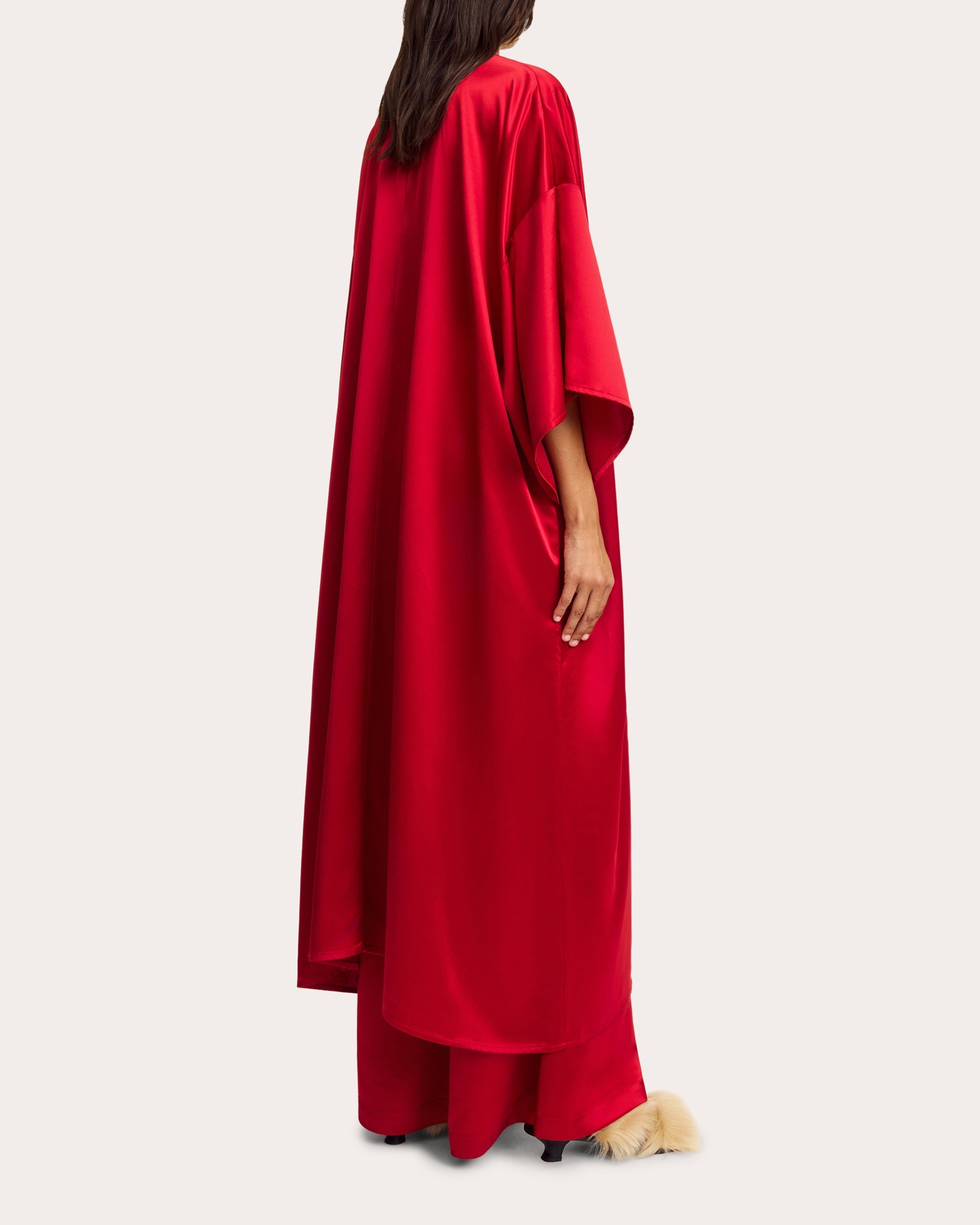 Cicine Satin Midi Dress