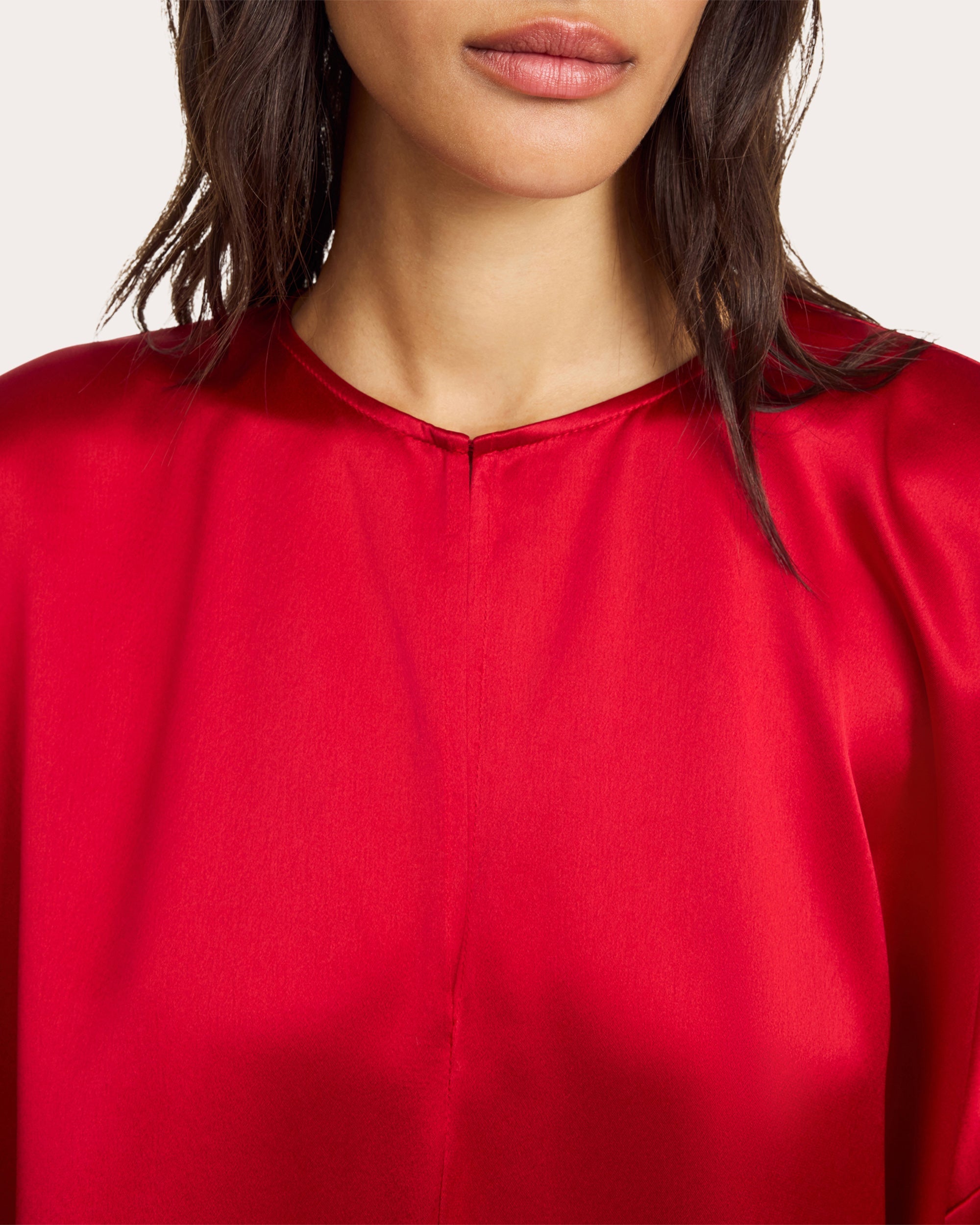 Cicine Satin Midi Dress