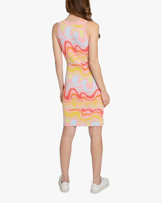 Chakra Waves Mod Mini Dress