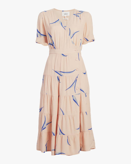 Tais Printed Midi Dress