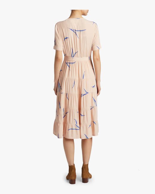 Tais Printed Midi Dress