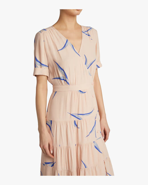 Tais Printed Midi Dress