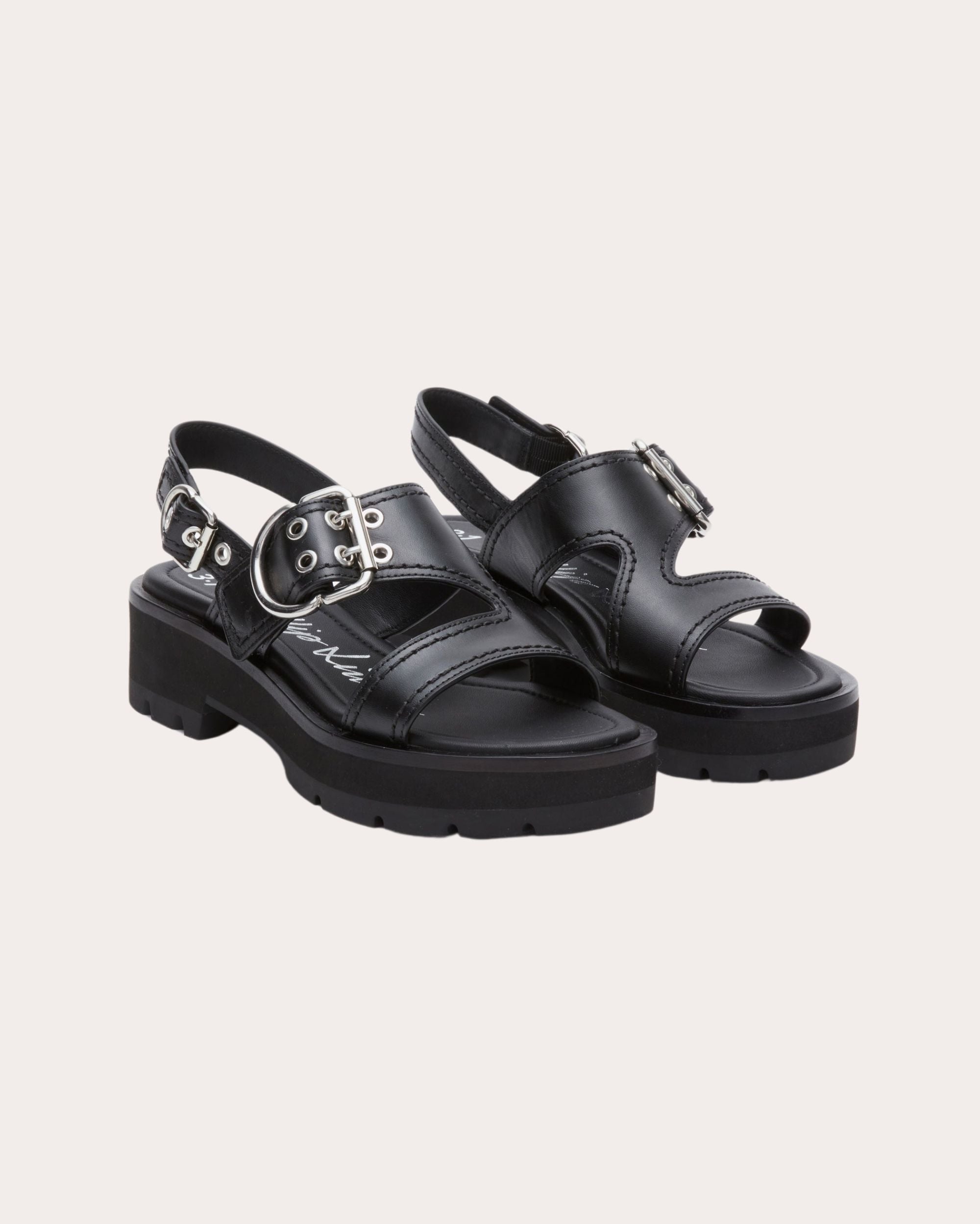 Buckled Platform Sandal