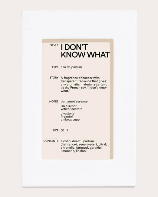I Don't Know What Eau de Parfum 50ml