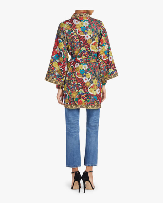 Lynn Short Side-Slit Kimono