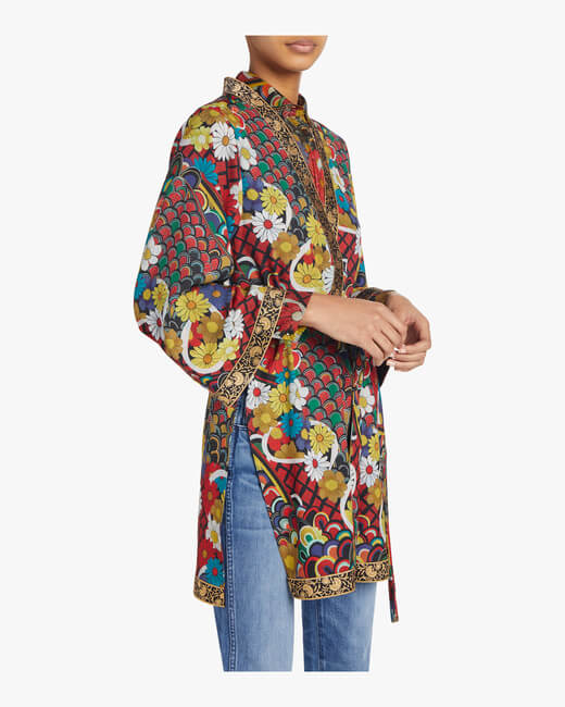Lynn Short Side-Slit Kimono