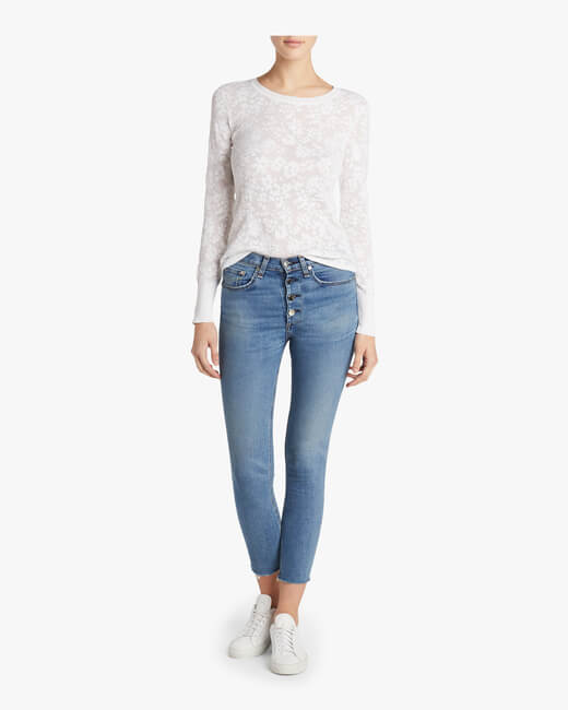 Perry Crewneck Long Sleeve Top