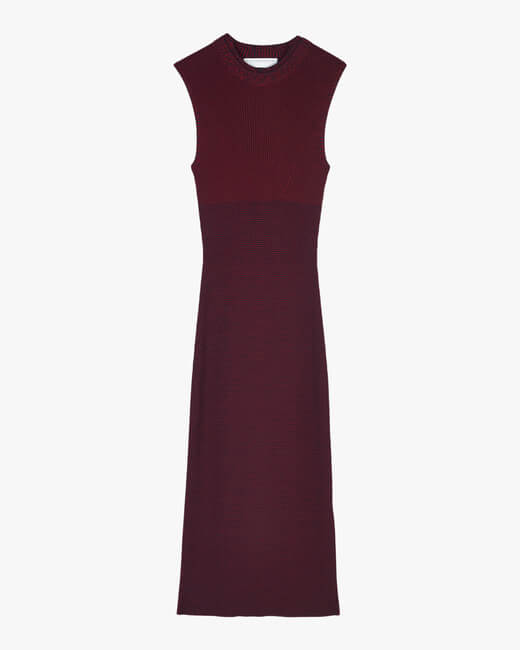 Ribbed Crewneck Dress