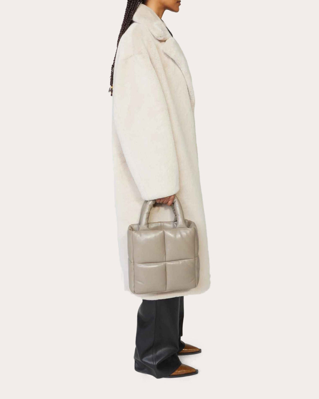 Maria Faux-Shearling Coat