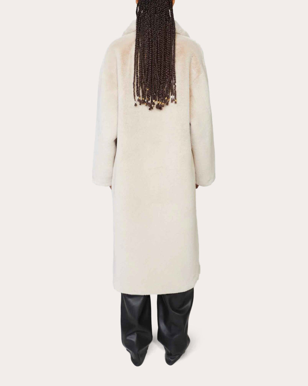 Maria Faux-Shearling Coat