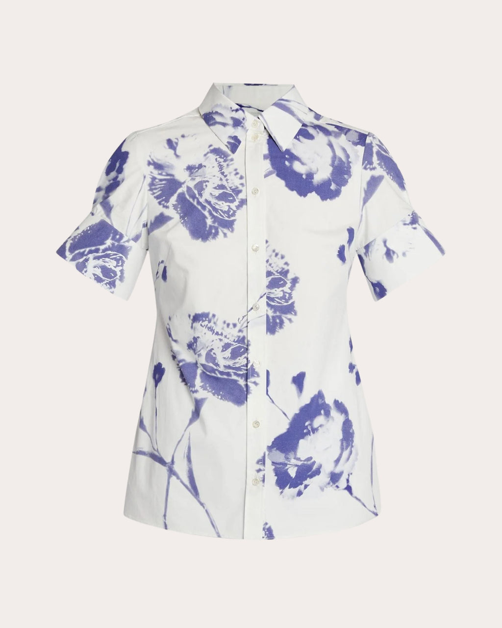 Floral-Print Cotton-Poplin Shirt
