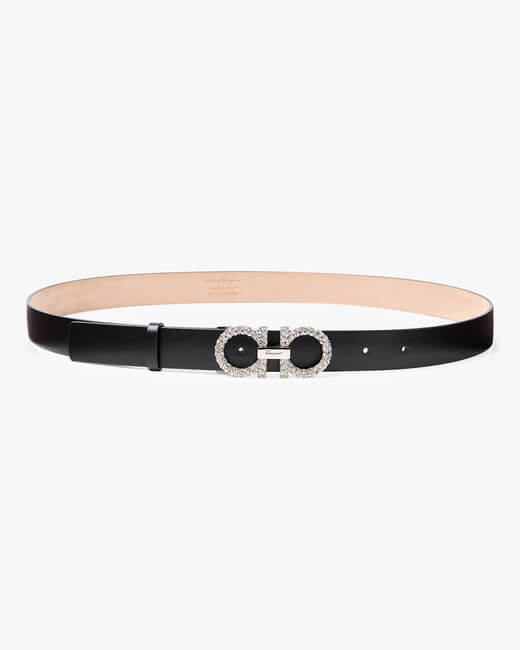 Gancini Strass and Jewel Belt