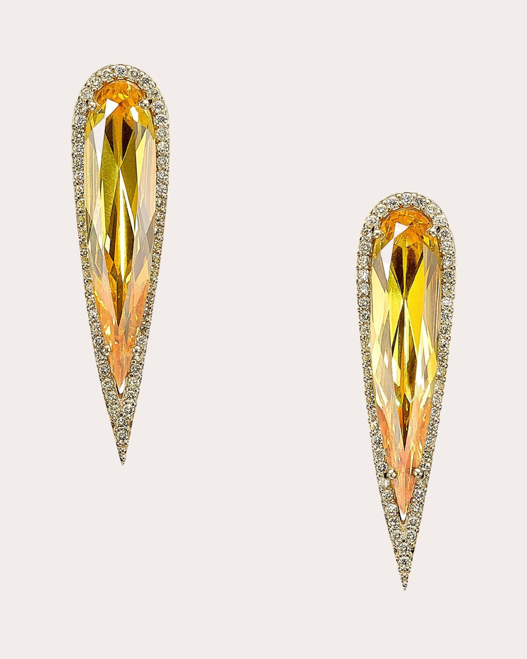 Glimmer 18K Gold Vermeil Lab-Grown Diamond Earrings