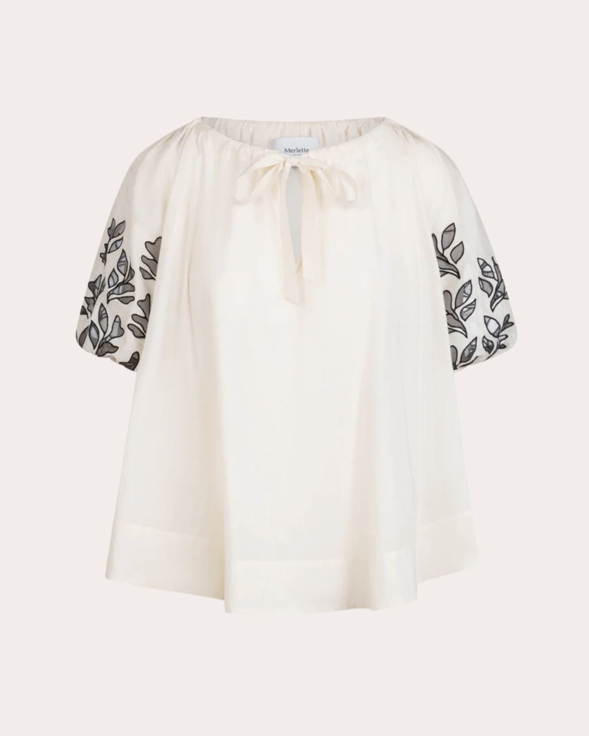 Lumi Embroidered Cotton Voile Top