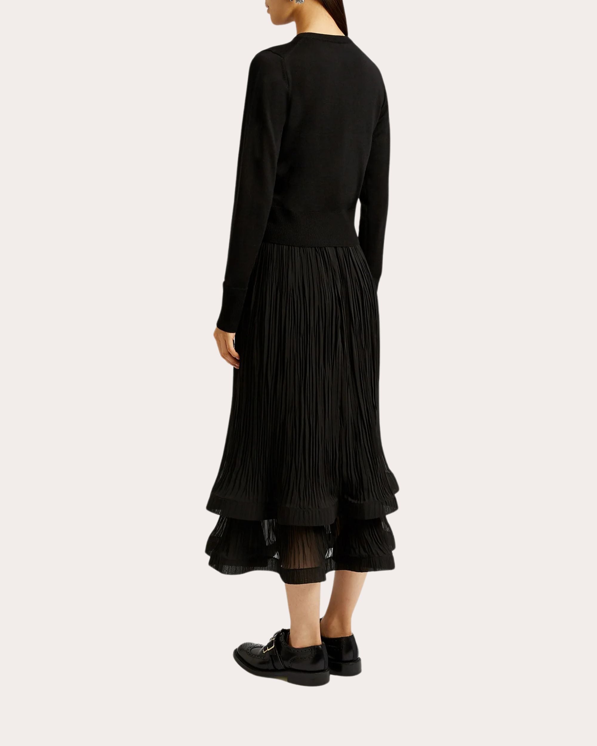Cropped Crystal-Embellished Wool Cardigan