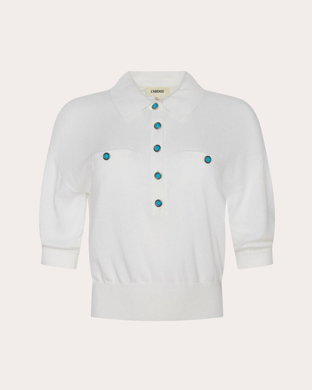 Masaki Short-Sleeve Polo Sweater