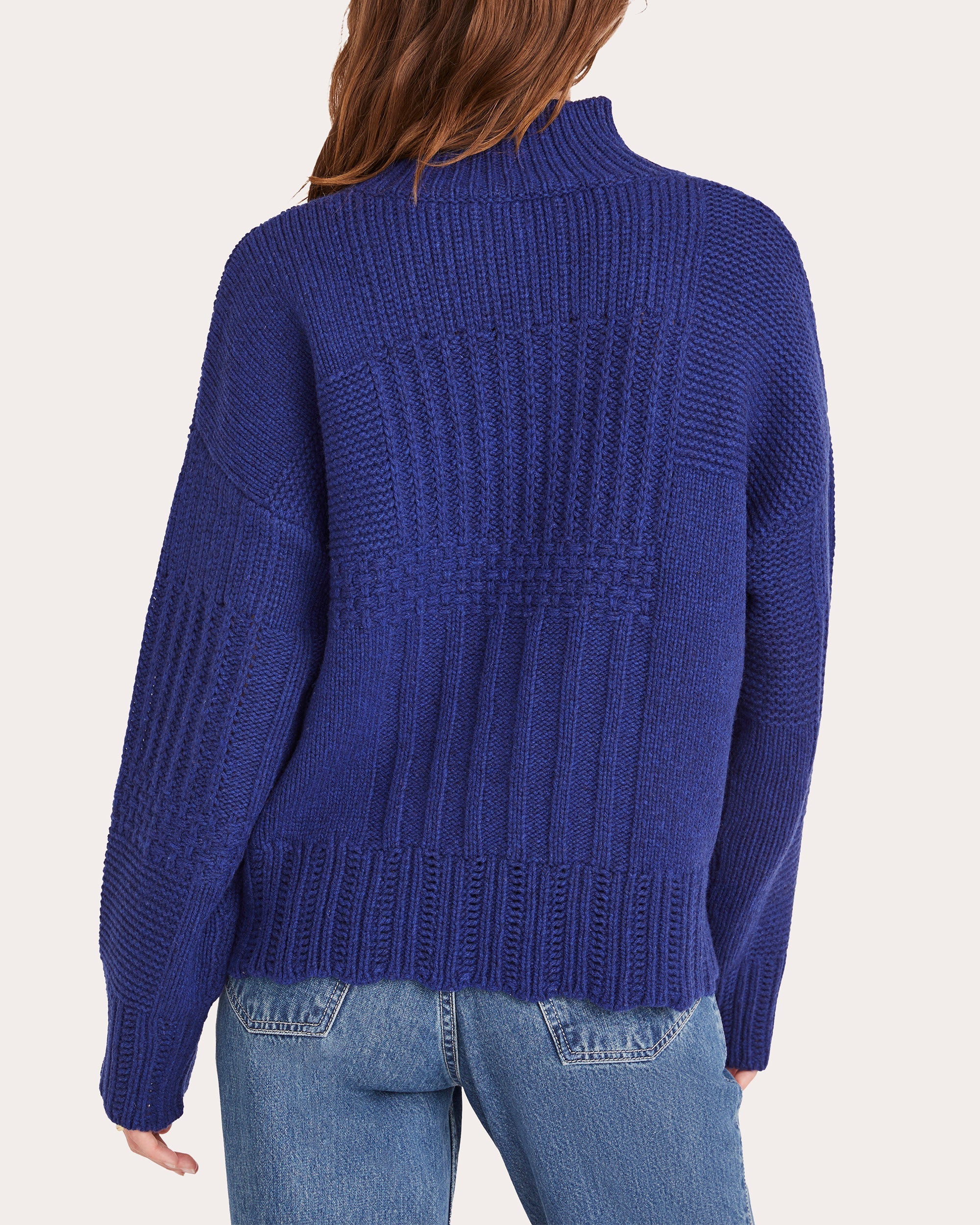 Valais Patchwork-Knit Wool-Blend Sweater