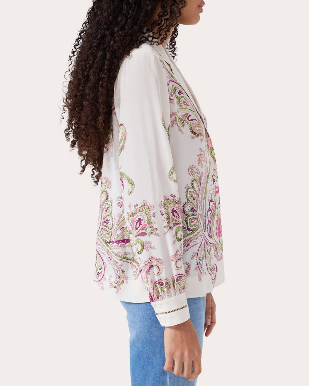 Jimi Printed Silk Shirt