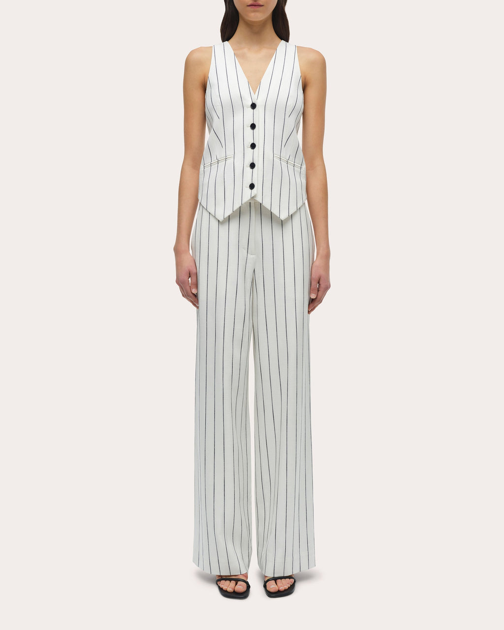 Sabina Stripe Suit Vest