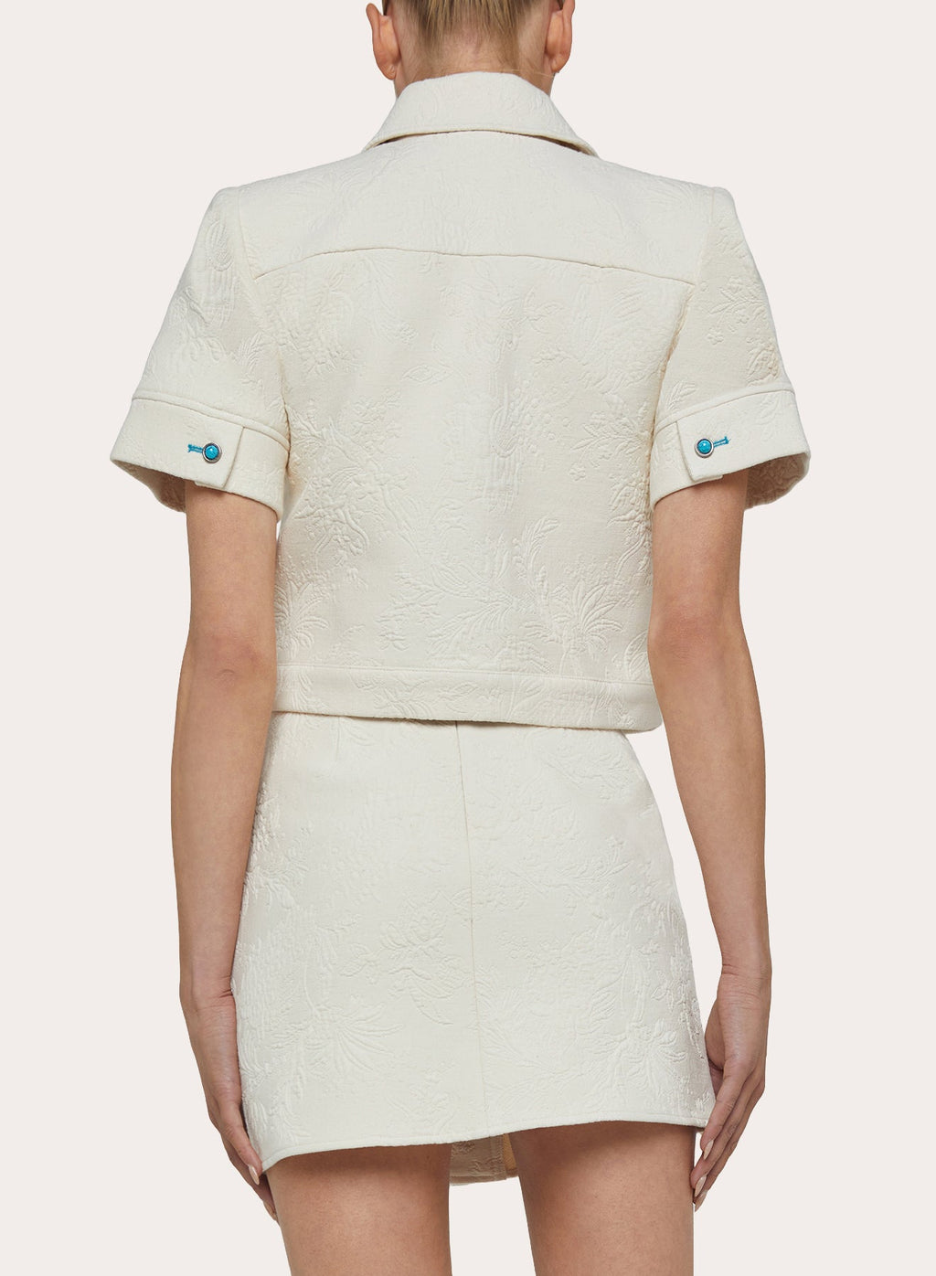 Chita Cropped Short-Sleeve Jacket