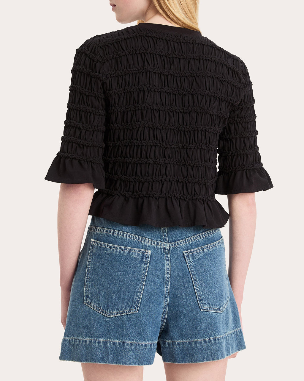 Pollock High-Rise Denim Shorts