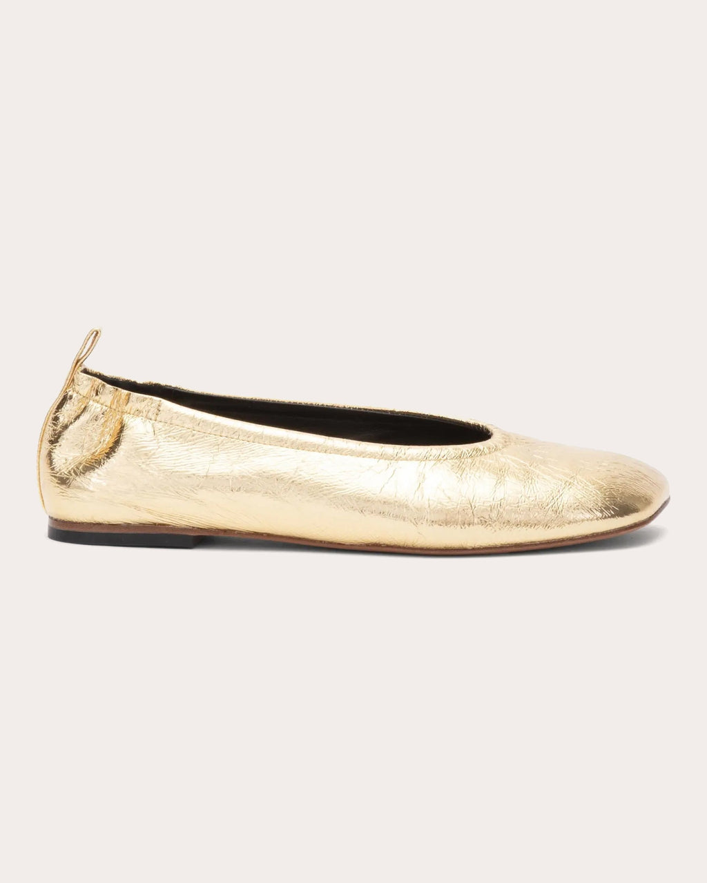 ID Metallic Leather Ballet Flat