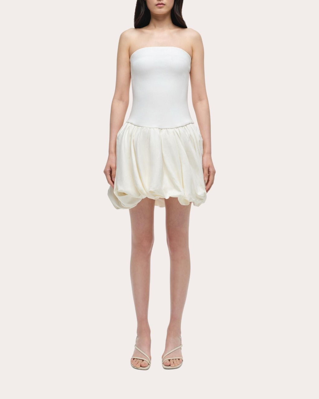 Pollie Knit Bubble Strapless Mini Dress