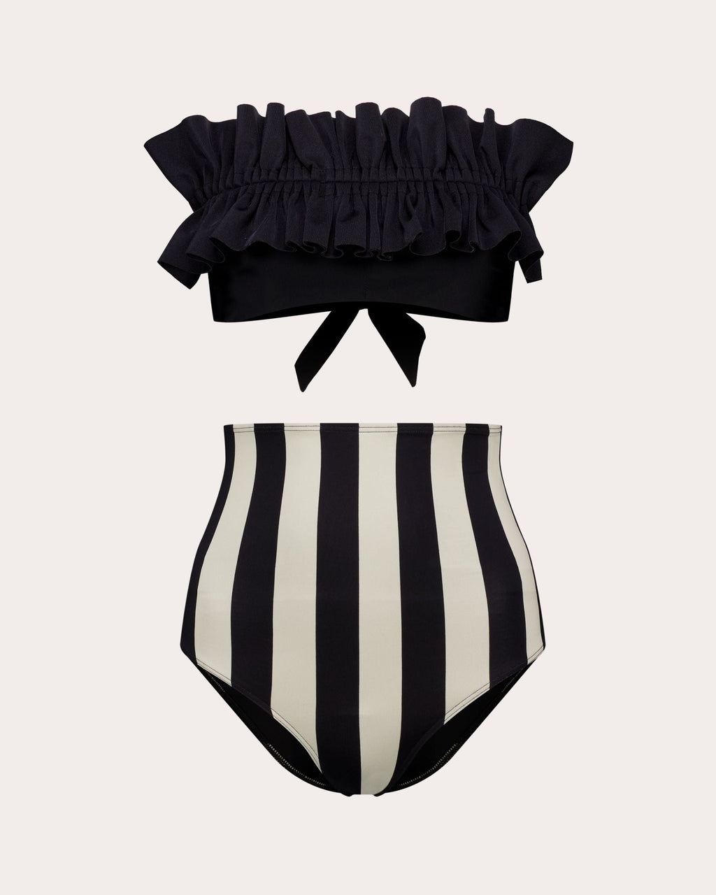 Ara Striped High-Waist Bikini Brief