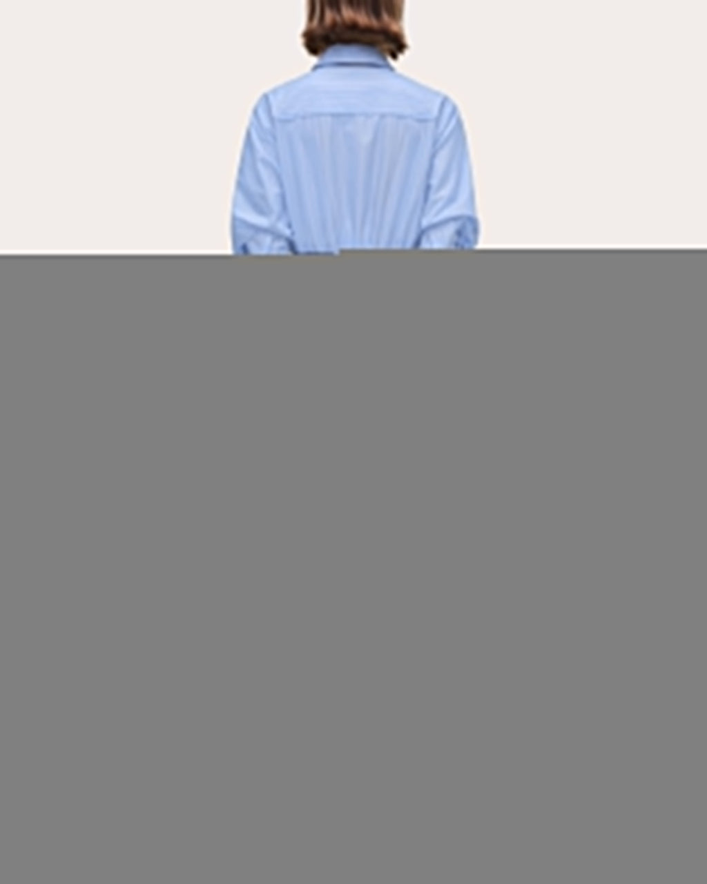 Jenella Stripe Pleated Cotton Poplin Midi Shirt Dress