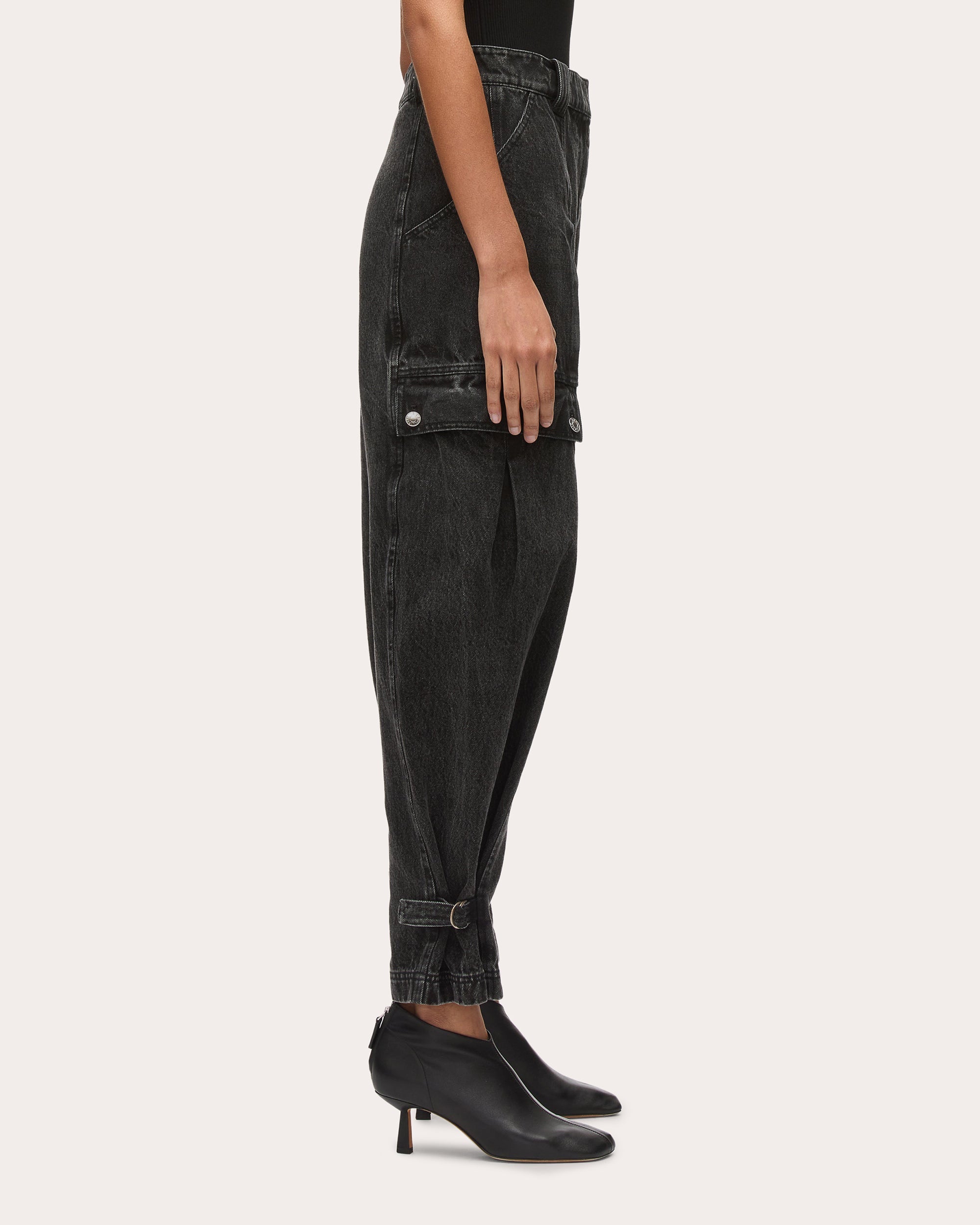 Tapered Cargo Jeans