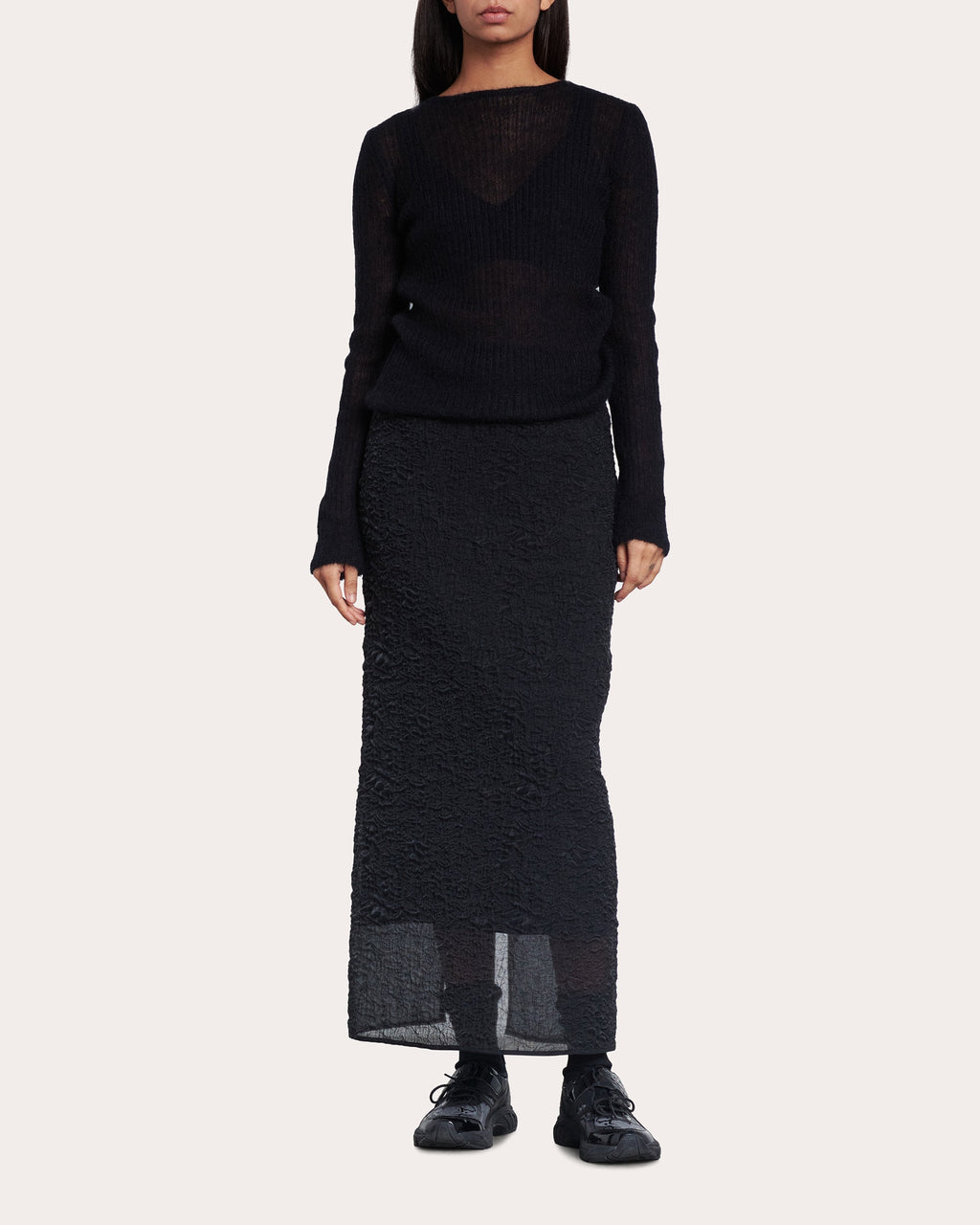 Ussi Ruched Alpaca-Blend Sweater