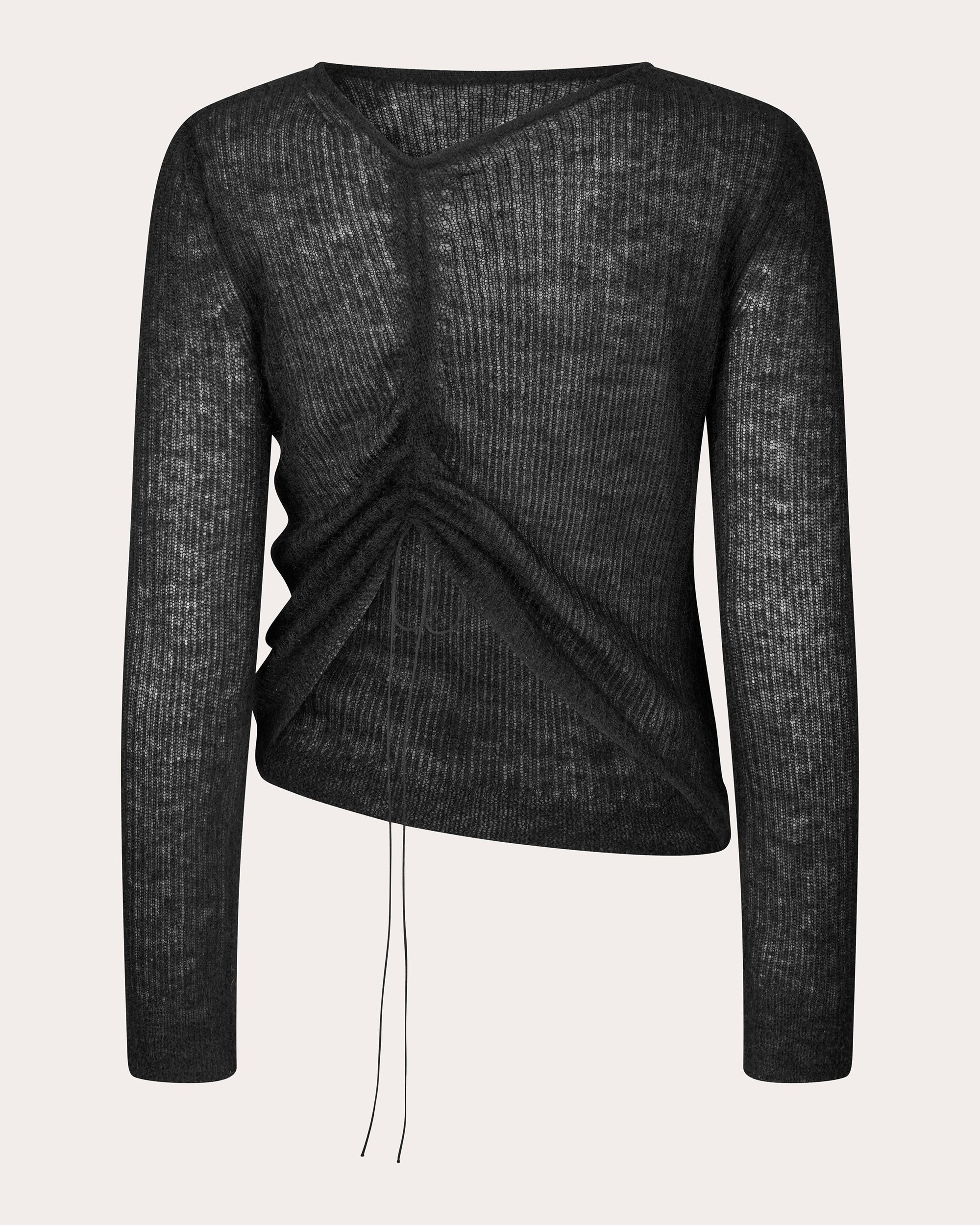 Ussi Ruched Alpaca-Blend Sweater