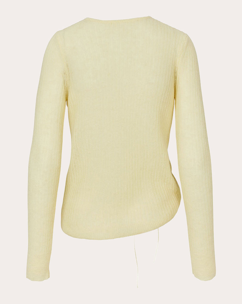 Ussi Ruched Alpaca-Blend Sweater