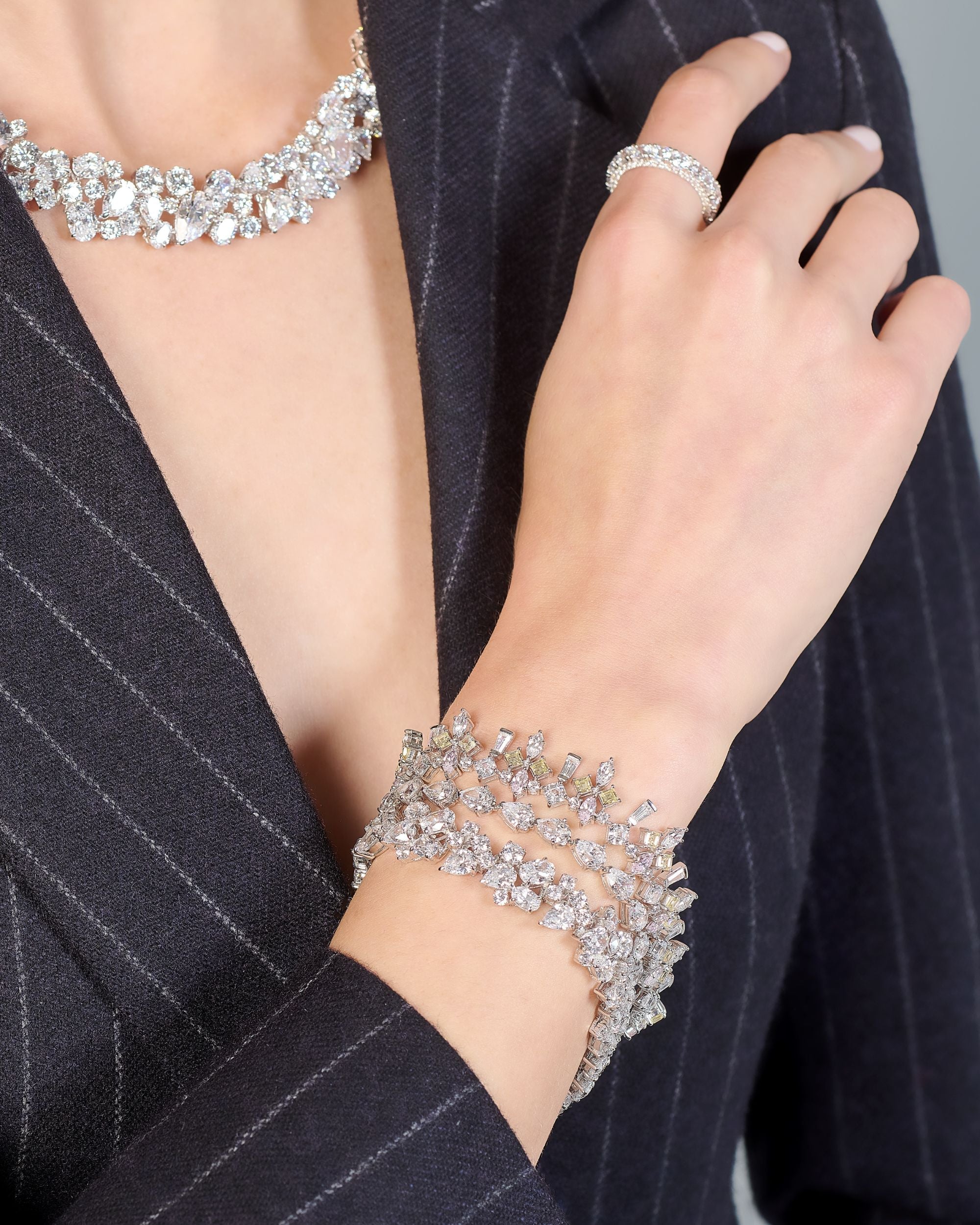 Garden Of Eden 18K Gold and Rhodium Vermeil Lab-Grown Diamond Bracelet