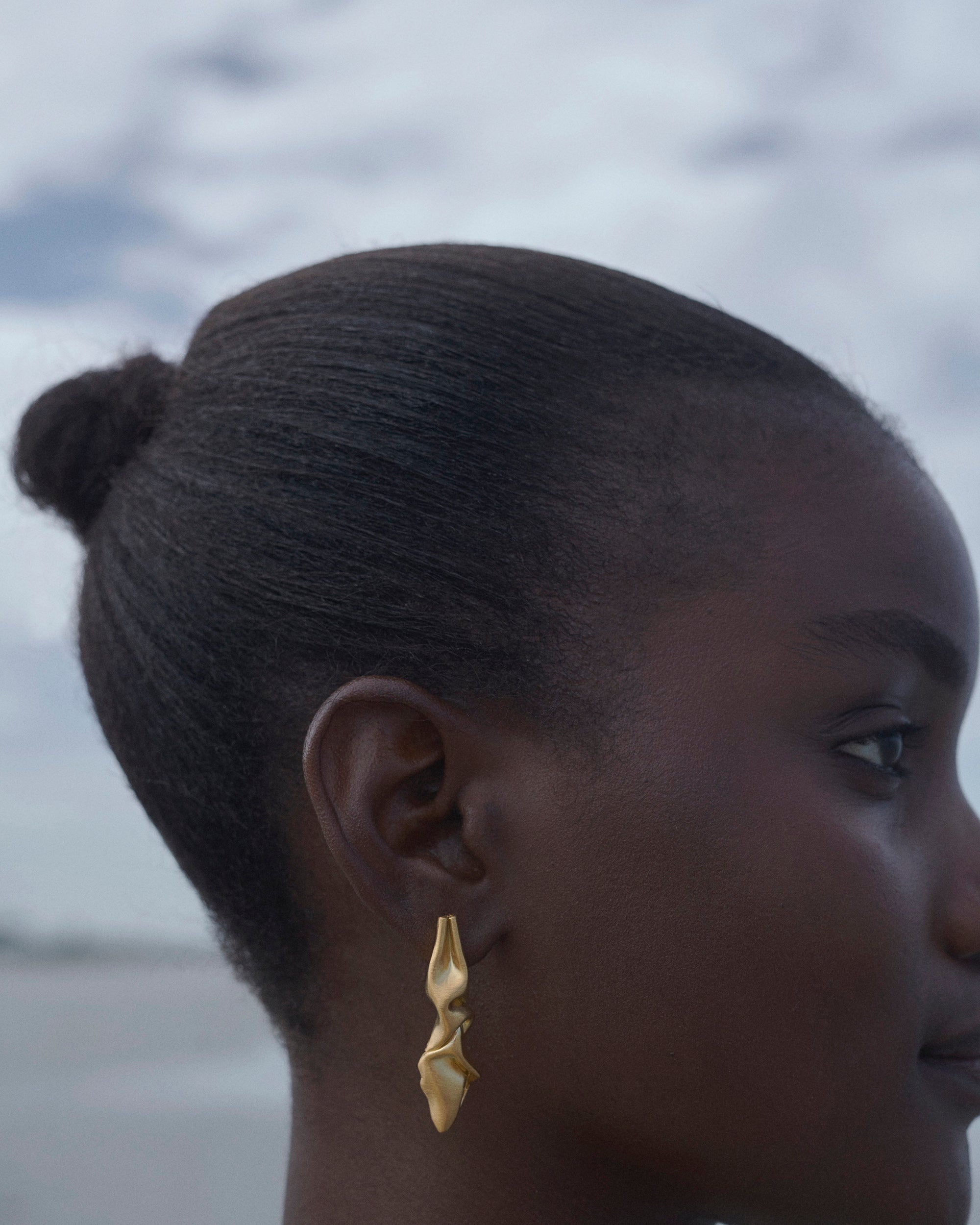 "Notsobig" Crumple Earrings