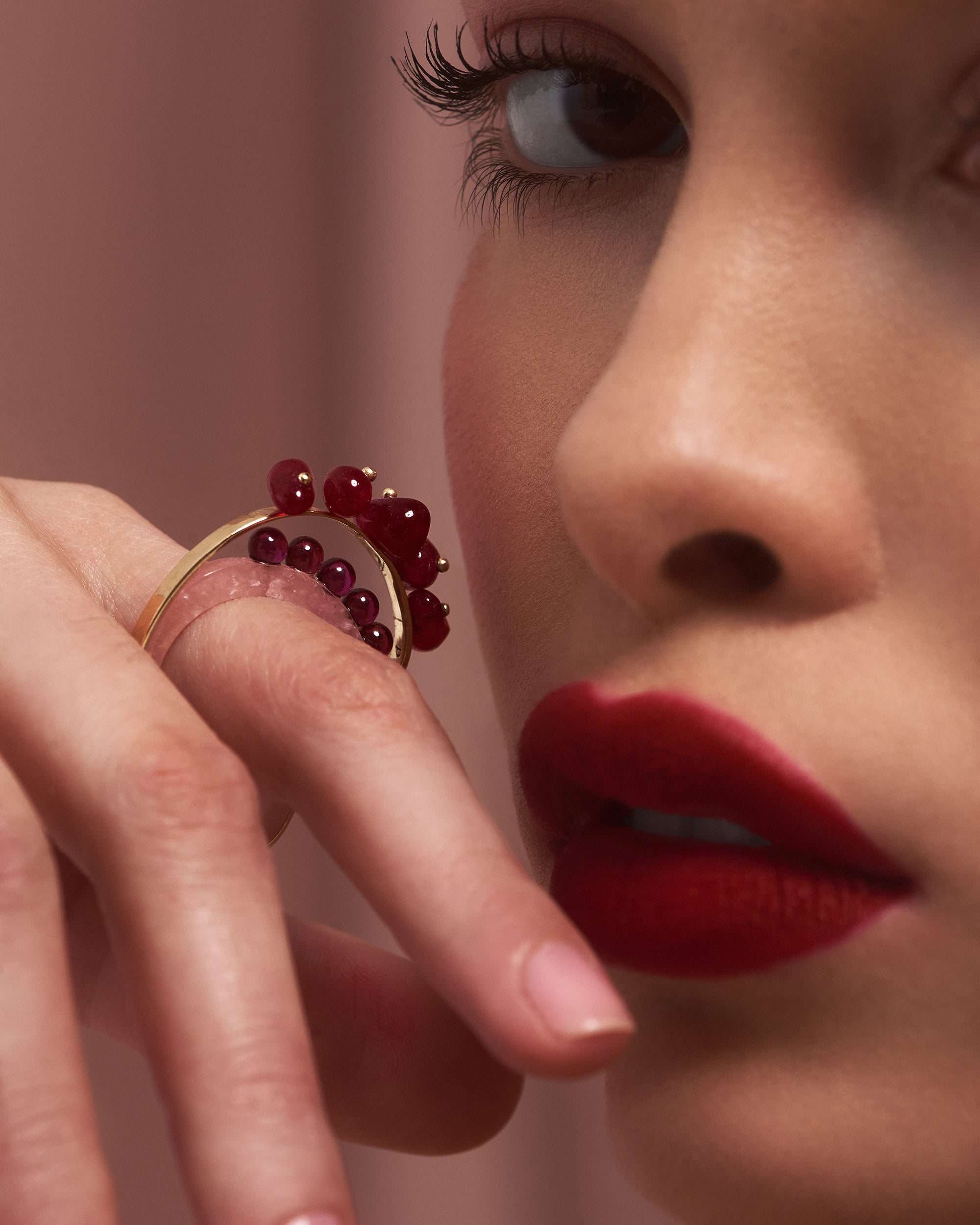Candy 18K Gold Multi-Stone Ring