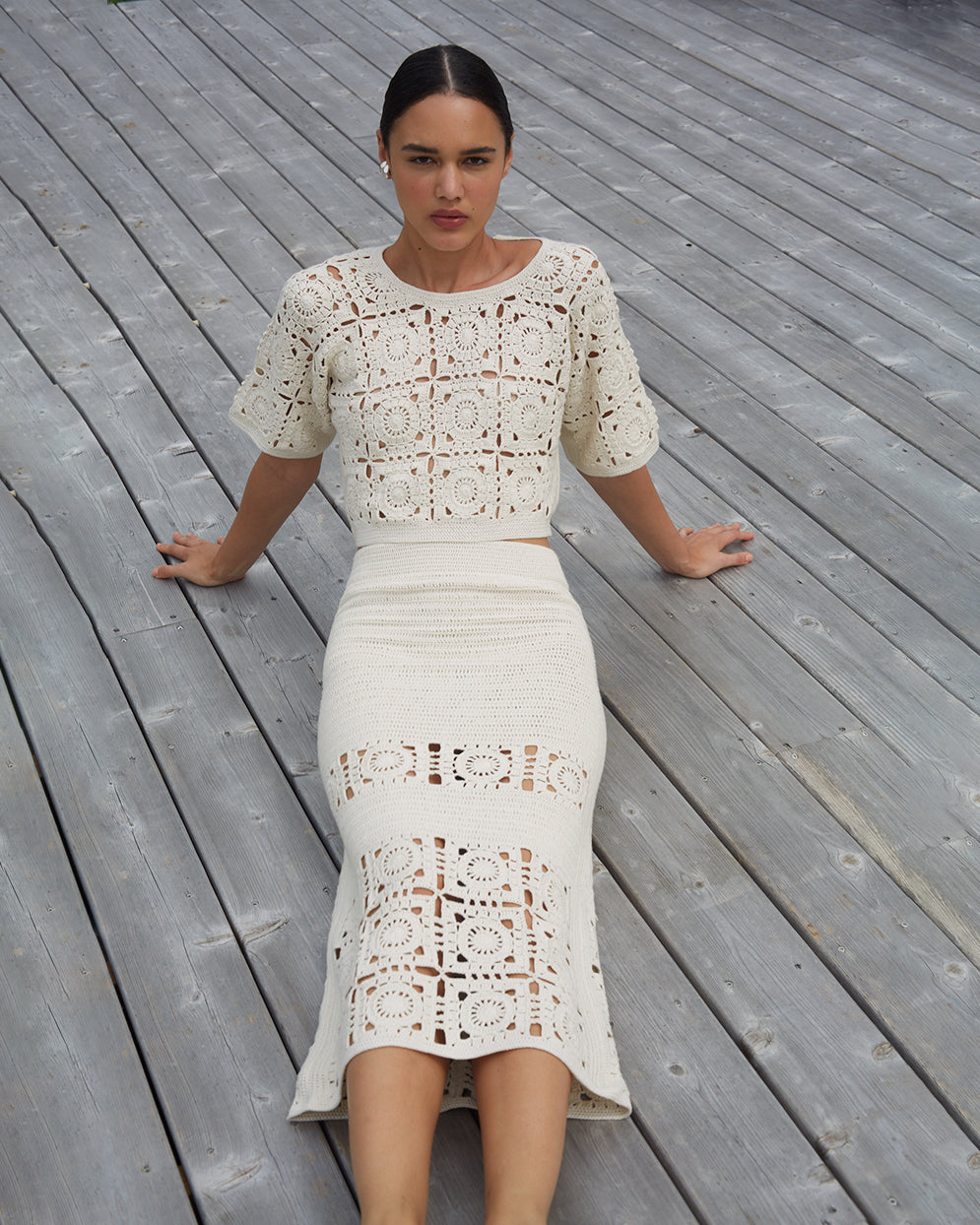 Arden Crocheted Crop Top