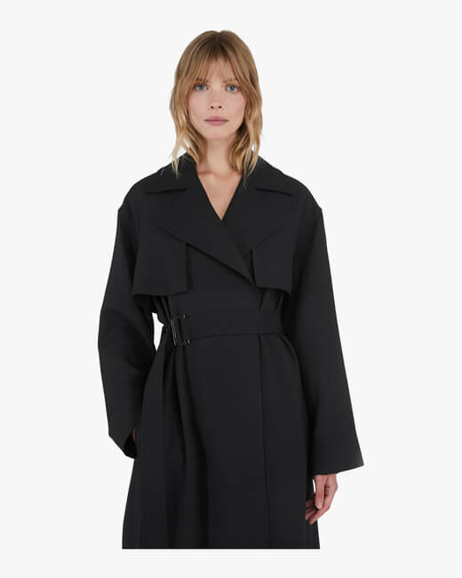 The Carina Oversized Belted Trench Coat