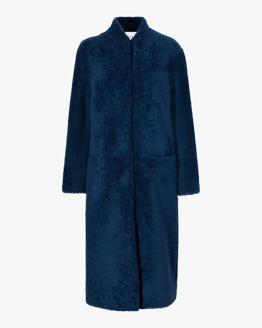 The Rhea Long Shearling Coat